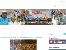 Tablet Screenshot of blogdosilverioalves.com